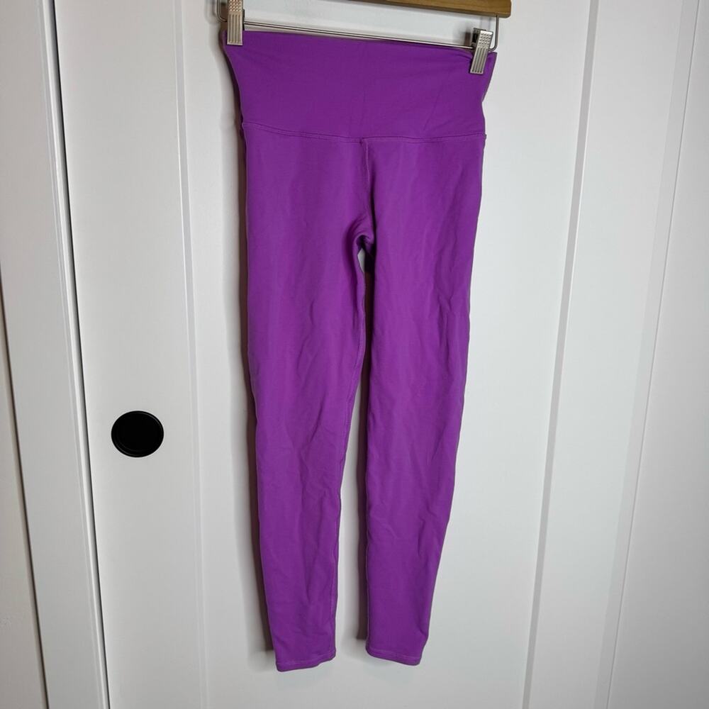 Alo Yoga Magenta Pink High Rise Ankle Active Leggings Size Small